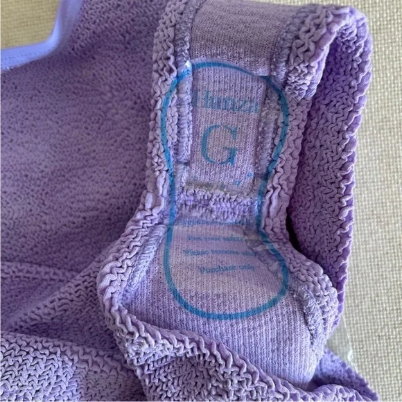 NWT 💟 Hunza G Pamela Bathing suit in lilac - Picture 12 of 15